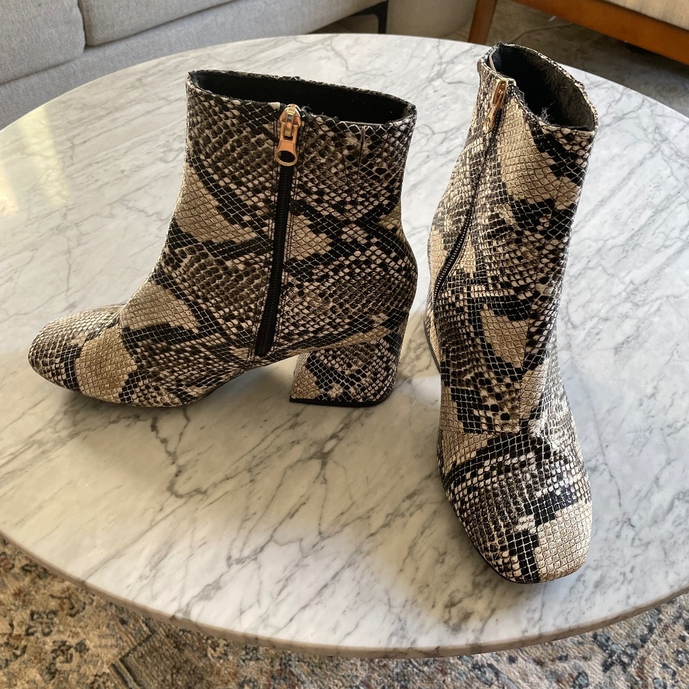 ASOS Snake Skin Bootie - Picture 5 of 6
